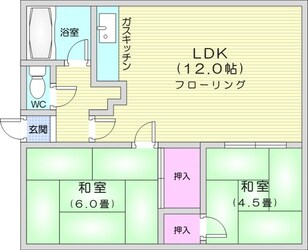 太平駅 徒歩7分 2階の物件間取画像